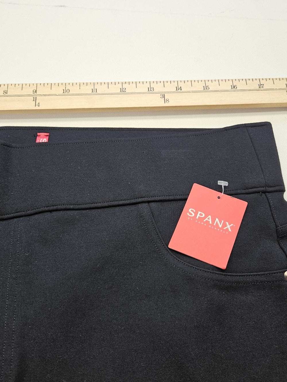 Spanx Ankle Jean-ish Leggings, Black, Women's 1X - Picture 4 of 10